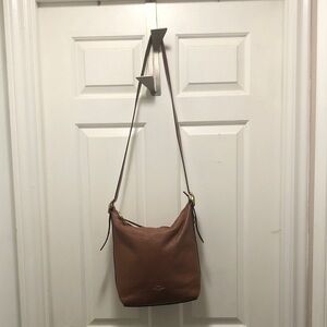 Coach Tan Leather Shoulder Bag